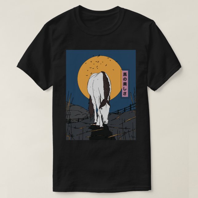 Schönheit eines Pferdes T-Shirt (Design vorne)