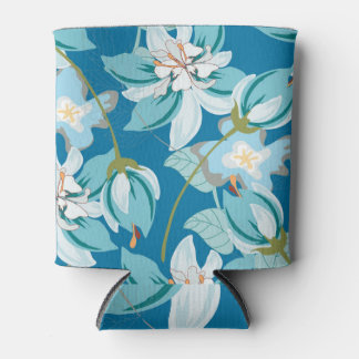 Schönheit eines Retro-Blumenmotivs in schöner Deko Dosenkühler