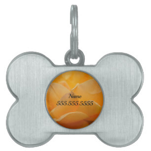 Schönheit eines Rose Pet-ID-Tags Tiermarke
