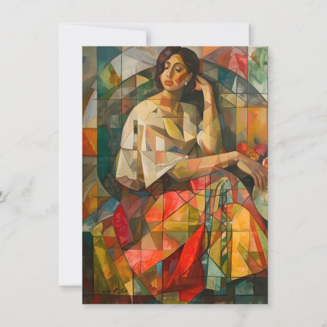 Schönheit Feiertagskarte (Vorderseite)