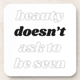 Schönheit Frage keinen Untersetzer aus Kunststoffe
