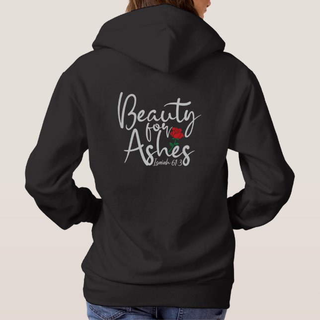 Schönheit für Ashes Women's Hooded Sweatshirt (Rückseite)