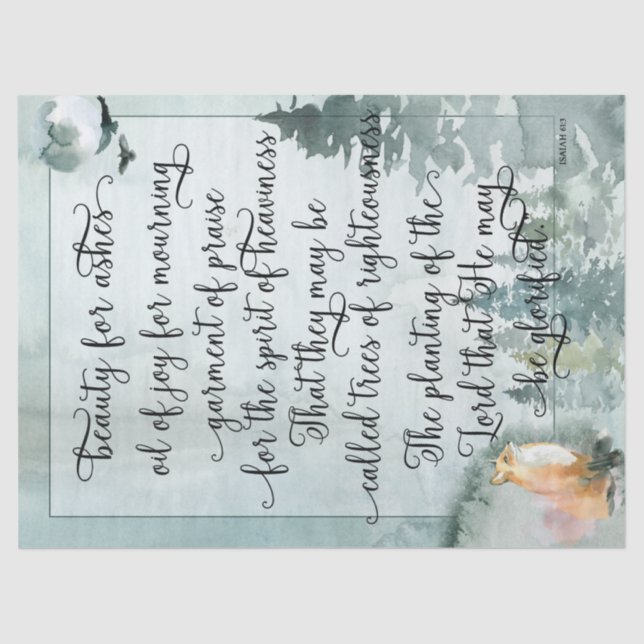 Schönheit für das vertikale Foxentapier von Asche Seidenpapier (Vorderseite)