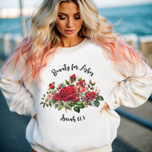 Schönheit für Retter, Rose der Blumen Sweatshirt (Von Creator hochgeladen)