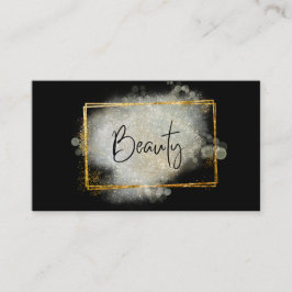 *~* SCHÖNHEIT Glitzer Gold Fream Silver Glow Visitenkarte