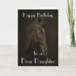 'SCHÖNHEIT' HORSE DAUGHTER GREETING CARD KARTE<br><div class="desc">KÖNNEN ZOLLT WERDEN.</div>