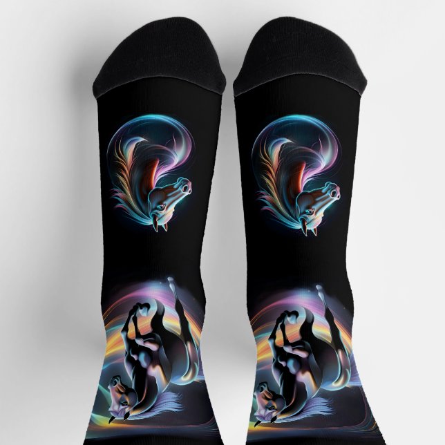 Schönheit im Nebel - PferdeCrew Socken (Oben)