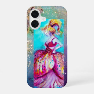 SCHÖNHEIT IM ROSA KLEID / Magischer Schmetterling iPhone 16 Hülle
