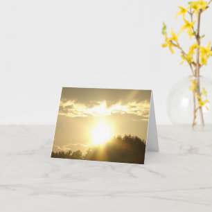 Schönheit im Sonnenaufgang Karte