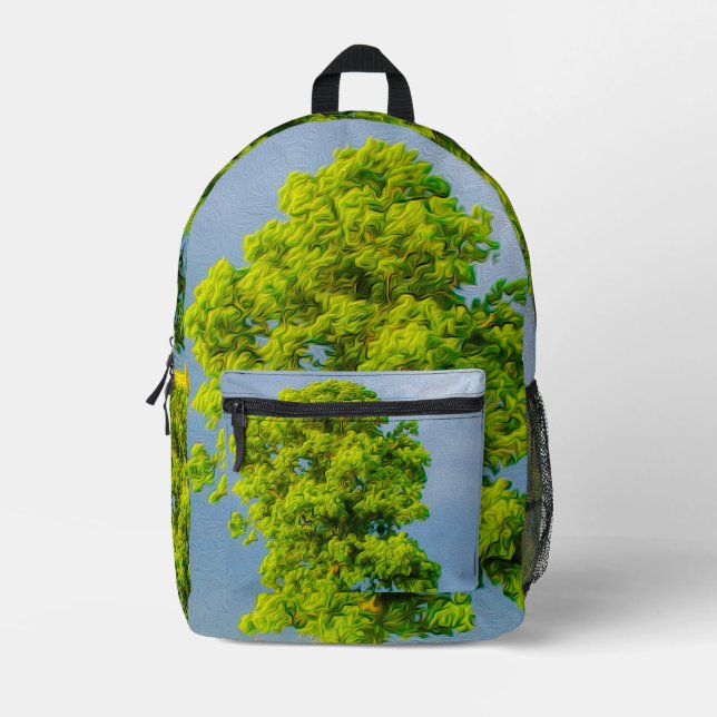 Schönheit im Sturm Bedruckter Rucksack (Vorderseite)