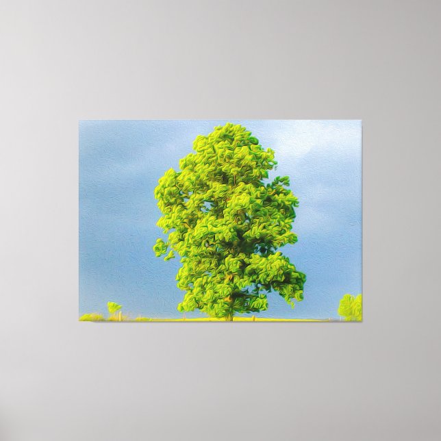 Schönheit im Sturm Leinwanddruck (Vorderseite)