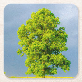 Schönheit im Sturm Rechteckiger Pappuntersetzer