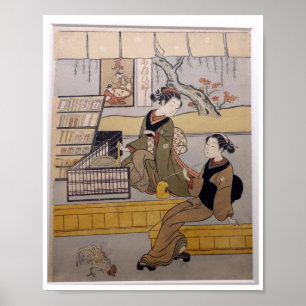 Schönheit im Zahnstocherladen Alte Kunstwerke Poster