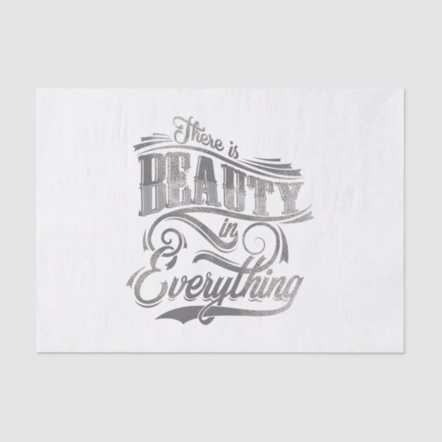 Schönheit in allem seidenpapier (Vorderseite)