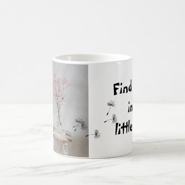 Schönheit in den Kleinen finden - Inspiration Kaffeetasse (Mittel)