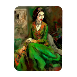 Schönheit in Grün Magnet