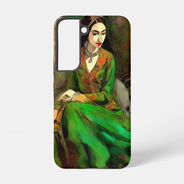 Schönheit in Grün Samsung Galaxy Hülle (Rückseite)