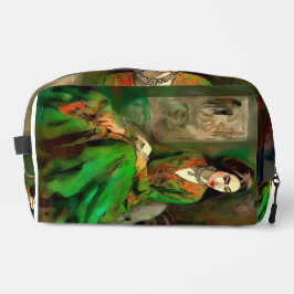 Schönheit in Grün Waschbeutel