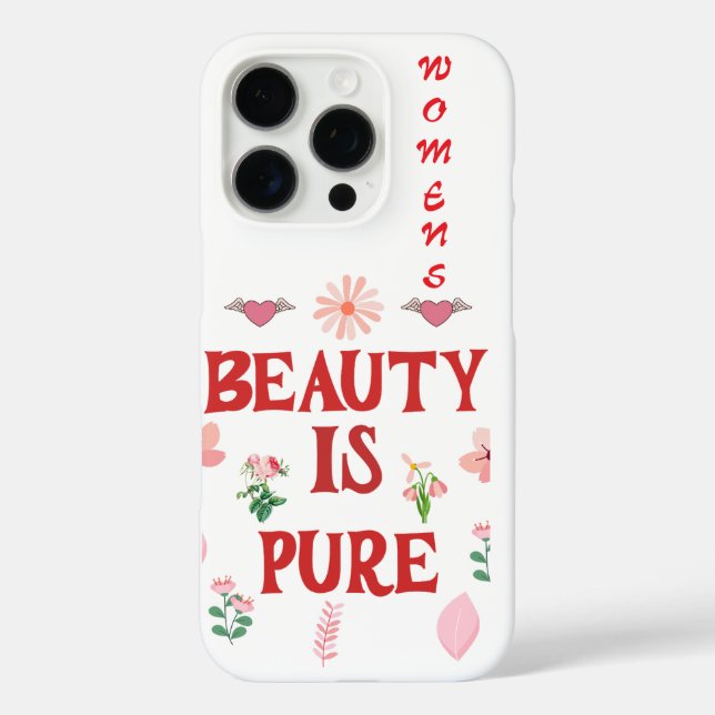 Schönheit ist ein reiner iPhone-Fall Case-Mate iPhone Hülle (Rückseite)