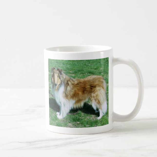 SCHÖNHEIT IST EINE ROUGH COLLIE TASSE (Rechts)