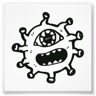 Schönheit ist im Auge des Beschauers Fotodruck