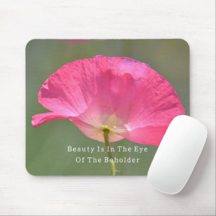 Schönheit ist Pink Island-Mohn (Fotografie von mir Mousepad