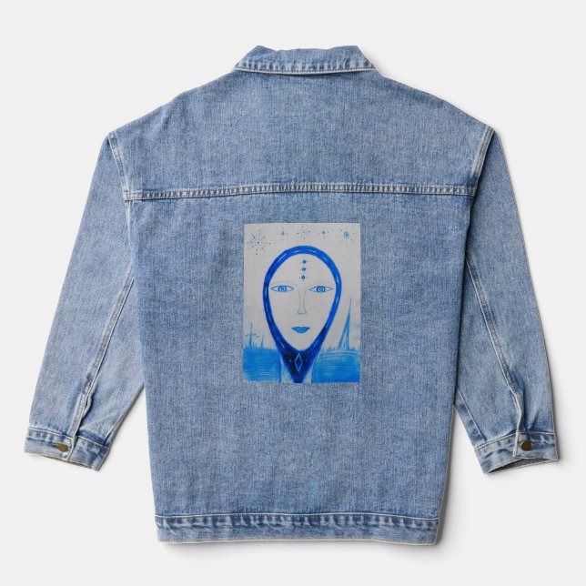 Schönheit Jeansjacke (Rückseite)