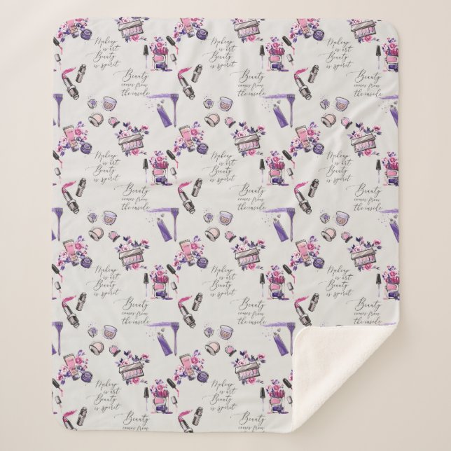 Schönheit kommt vom inneren Muster Sherpadecke (Vorderseite)