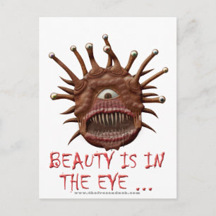 Schönheit liegt im Auge ... Postkarte