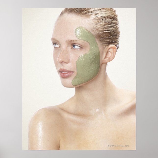 Schönheit, nass, Wellness-Center, Haare hoch, blon Poster (Vorne)