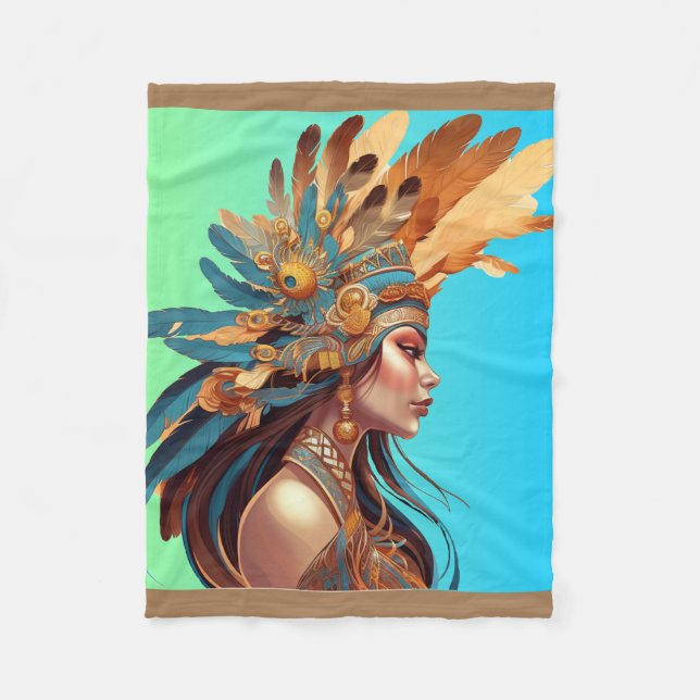 SCHÖNHEIT Nr. 1 Fleecedecke (Vorderseite)