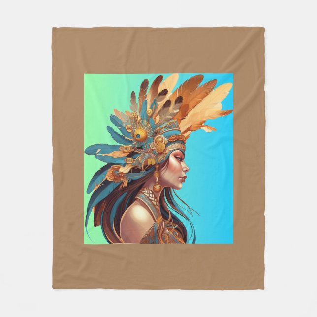 SCHÖNHEIT Nr. 1 Fleecedecke (Vorderseite)