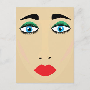 Schönheit Postkarte