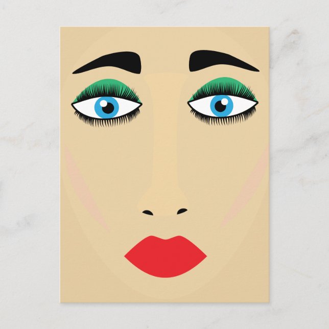 Schönheit Postkarte (Vorderseite)