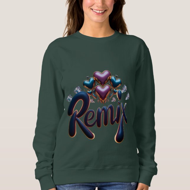 Schönheit remixen sweatshirt (Vorderseite)