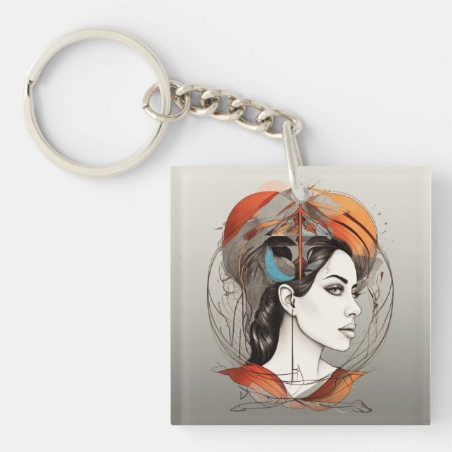 Schönheit Schlüsselanhänger (Vorderseite)