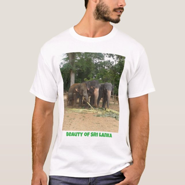 Schönheit Sri Lankas Elefant-T - Shirt