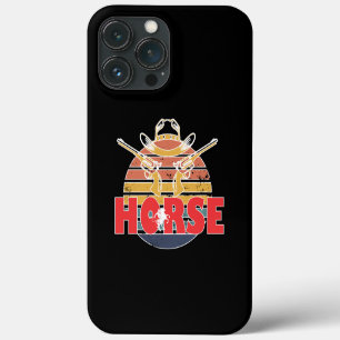 Schönheit und Anmut von Pferden Vintage-Reitsport Case-Mate iPhone Hülle