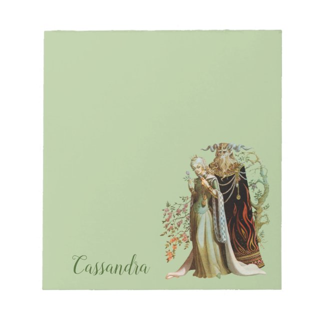 Schönheit und Bestie Notepad Notizblock (Vorderseite)