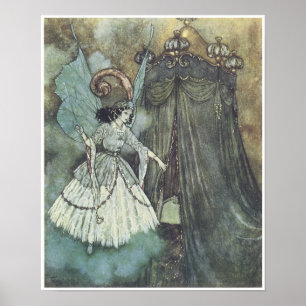 Schönheit und das Biest, Edmund Dulac Poster