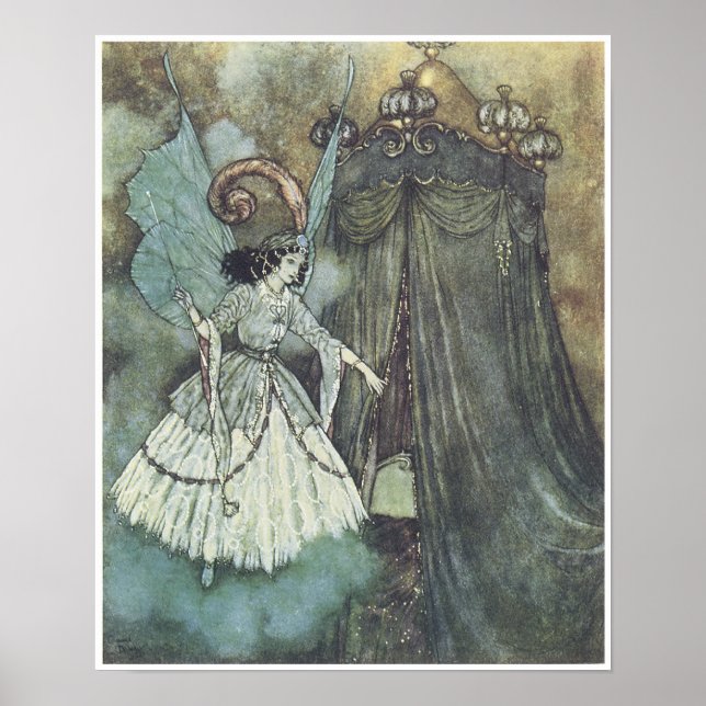 Schönheit und das Biest, Edmund Dulac Poster (Vorne)