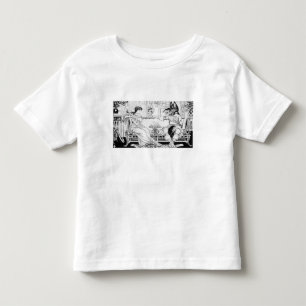 Schönheit und das Tier, 1874 (litho) (b/w Foto) Kleinkind T-shirt