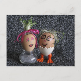 Schönheit und die Postkarte der Geek Eggmen Serie