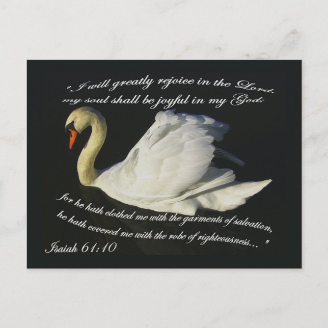 SCHÖNHEIT UND GRACE Postkarte (Vorderseite)