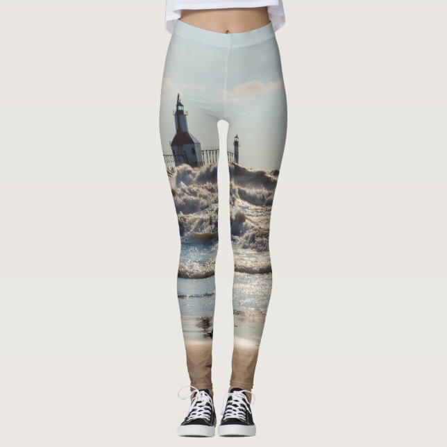 Schönheit und Kraft Leggings (Vorderseite)