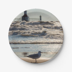 Schönheit und Kraft Pappteller