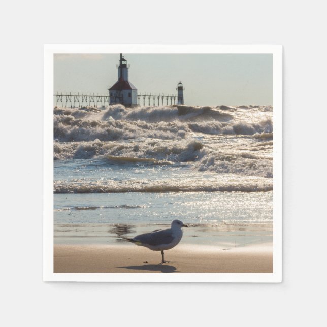 Schönheit und Kraft Serviette (Vorderseite)