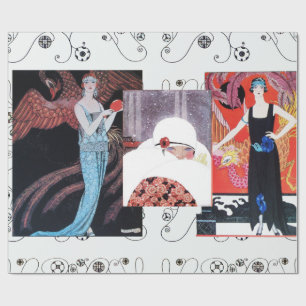 SCHÖNHEIT UND PHOENIX, MODERNER DESIGNER MACHEN KÜ GESCHENKPAPIER