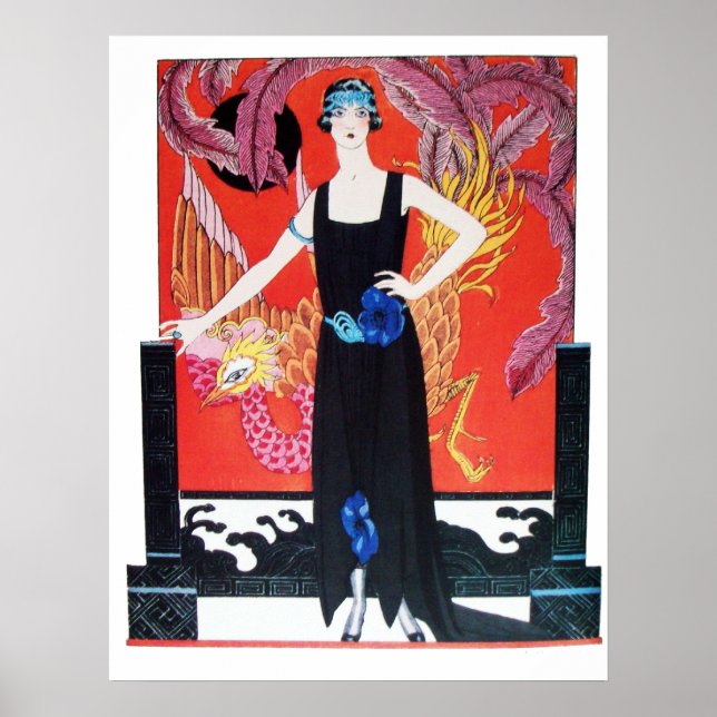 SCHÖNHEIT UND PHOENIX, MODERNER DESIGNER MACHEN KÜ POSTER (Vorne)