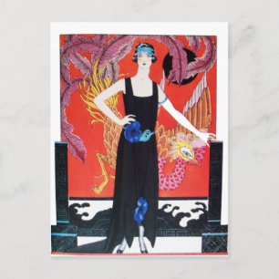 SCHÖNHEIT UND PHOENIX, MODERNER DESIGNER MACHEN KÜ POSTKARTE